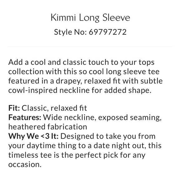 Free People Kimmi Long Sleeve Top Pink XL Soft  Relaxed NWT New - Picture 6 of 10